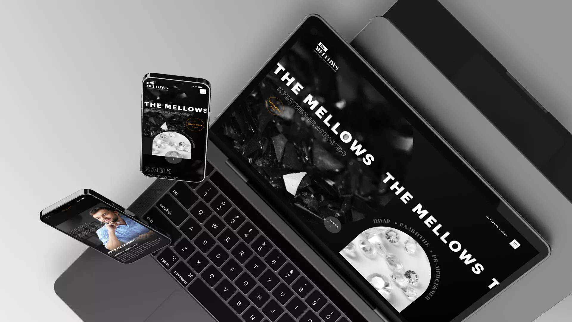 Разработка сайта креативного агентства «The Mellows» в Азове