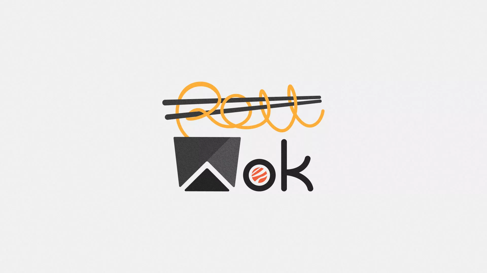 Разработка логотипа в Азове для суши-бара «Roll Wok Club» Разработка логотипа в Азове для суши-бара «Roll Wok Club»